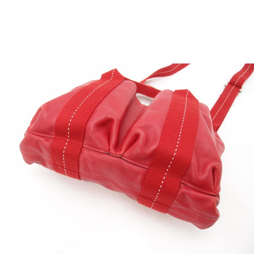 HERMES エルメス/キャラバン・ホリゾンタルPM/レッド系//ABランク/69