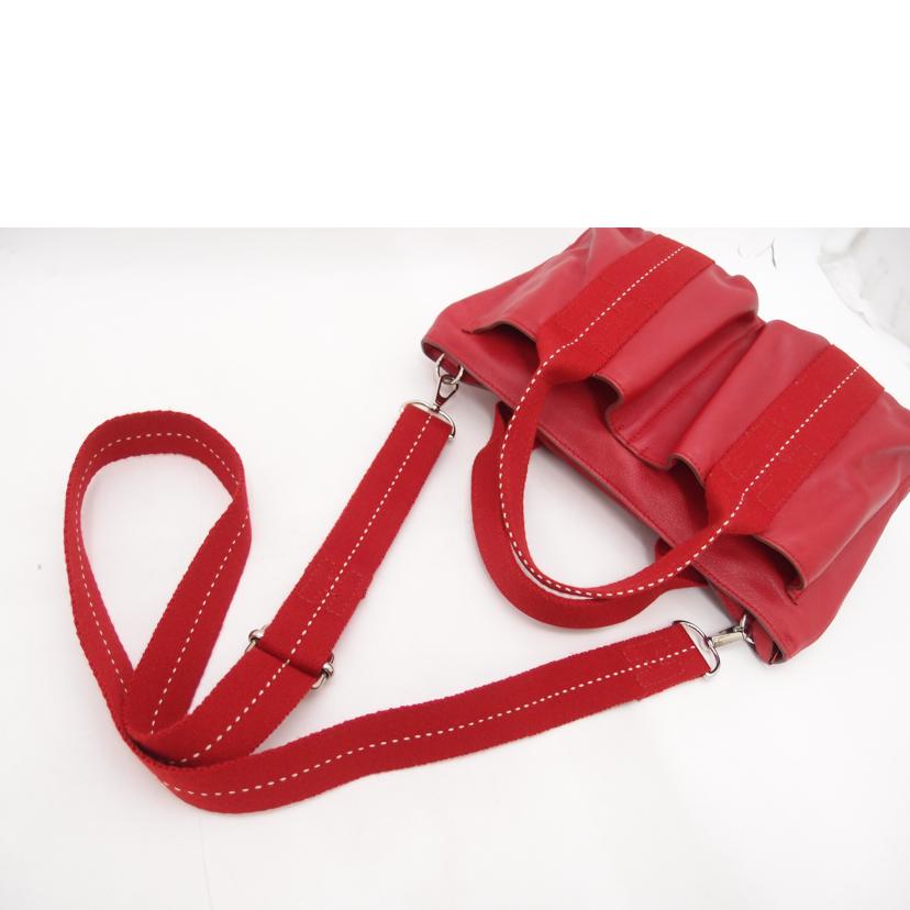 HERMES エルメス/キャラバン・ホリゾンタルPM/レッド系//ABランク/69