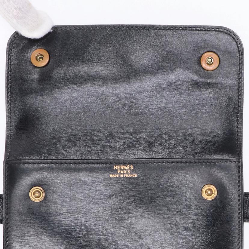 HERMES  エルメス/ポシェット・グリーン/ボックスカーフ//○V/ABランク/75