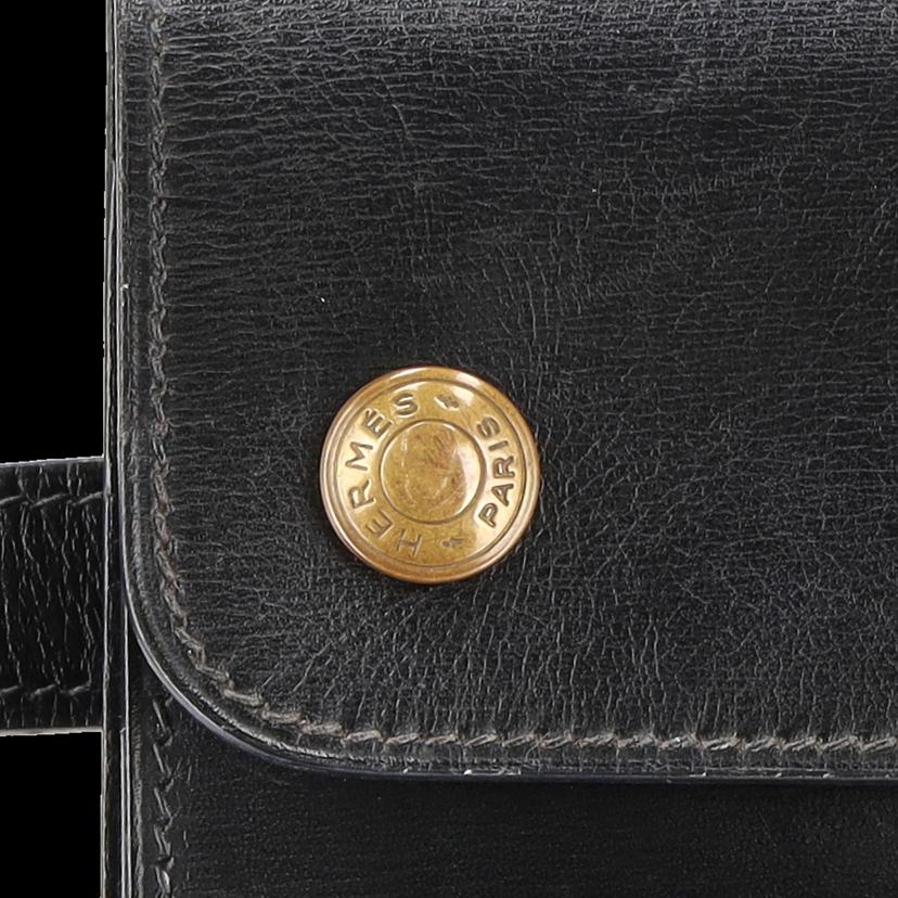 HERMES  エルメス/ポシェット・グリーン/ボックスカーフ//○V/ABランク/75