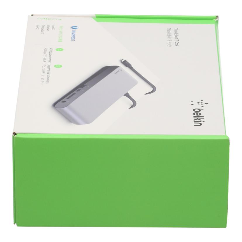 Belkin ベルキン /Thunderbolt 3Dock未使用/F4U097JA//32B01ESB903339/Sランク/84