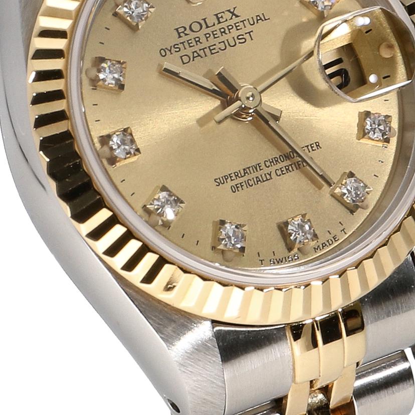 ROLEX ロレックス/デイトジャスト・レディースSS×YG/X番/69173G//X92****/Aランク/75
