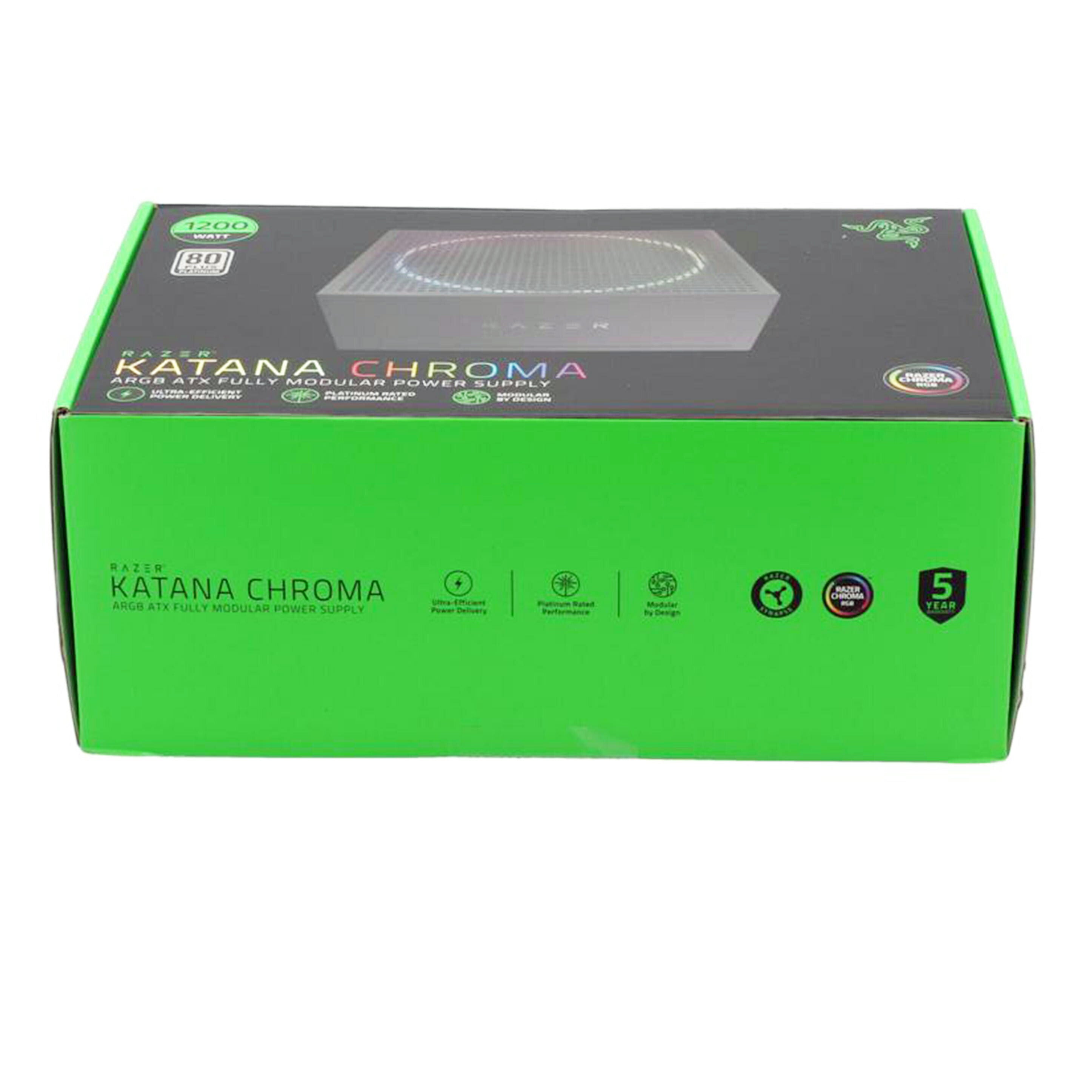 RAZER レイザー/パワーサプライ/Katana Chroma-1200W/RC21-01840400-R3J1//462218U23000003/Sランク/75