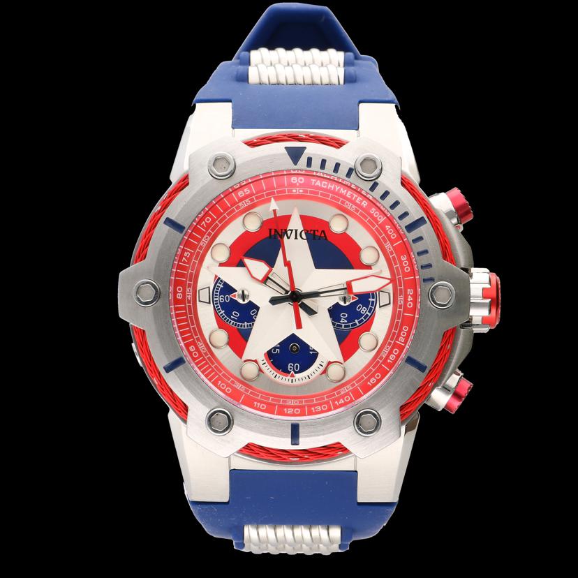 INVICTA インヴィクタ/マーベル・キャプテンアメリカ/クロノグラフ/クォーツ/26894//093******/Aランク/69