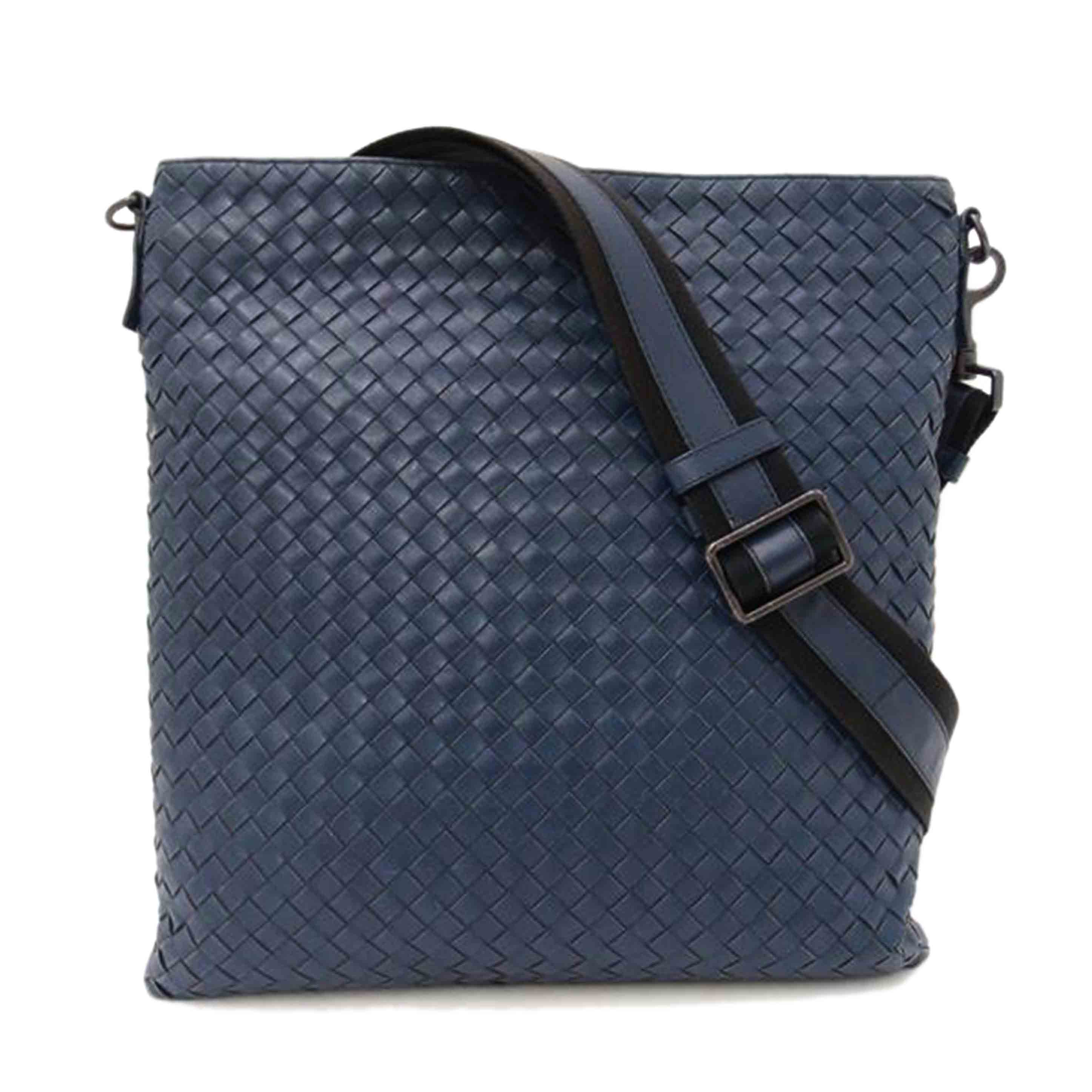 BOTTEGAVENETA ボッテガヴェネタ/イントレチャートショルダー/ブルー/276356V465C//Bランク/69