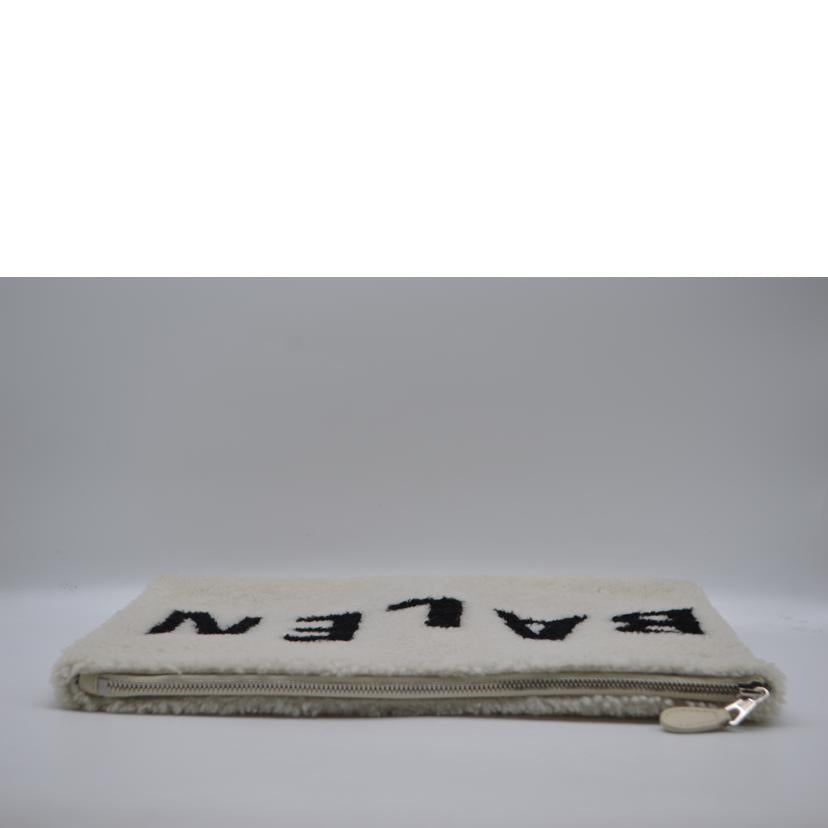 BALENCIAGA バレンシアガ/ムートンボアクラシックセカンドバッグ/492681//566***/Bランク/89