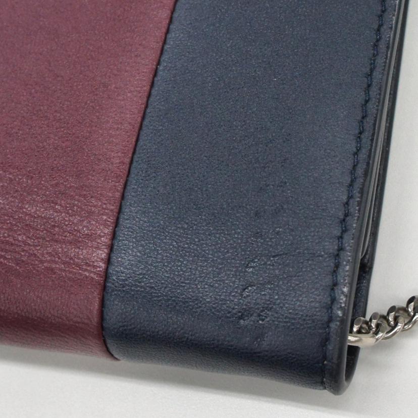 CELINE セリ-ヌ/バイカラ-/チェーンショルダー バック//F-S******/Aランク/93