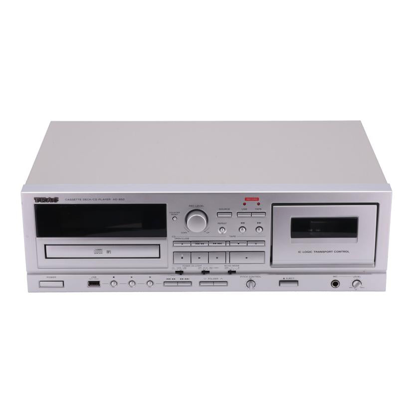 TEAC ティアック /カセットデッキ/CDプレーヤー/AD-850//19Y0468/Bランク/77