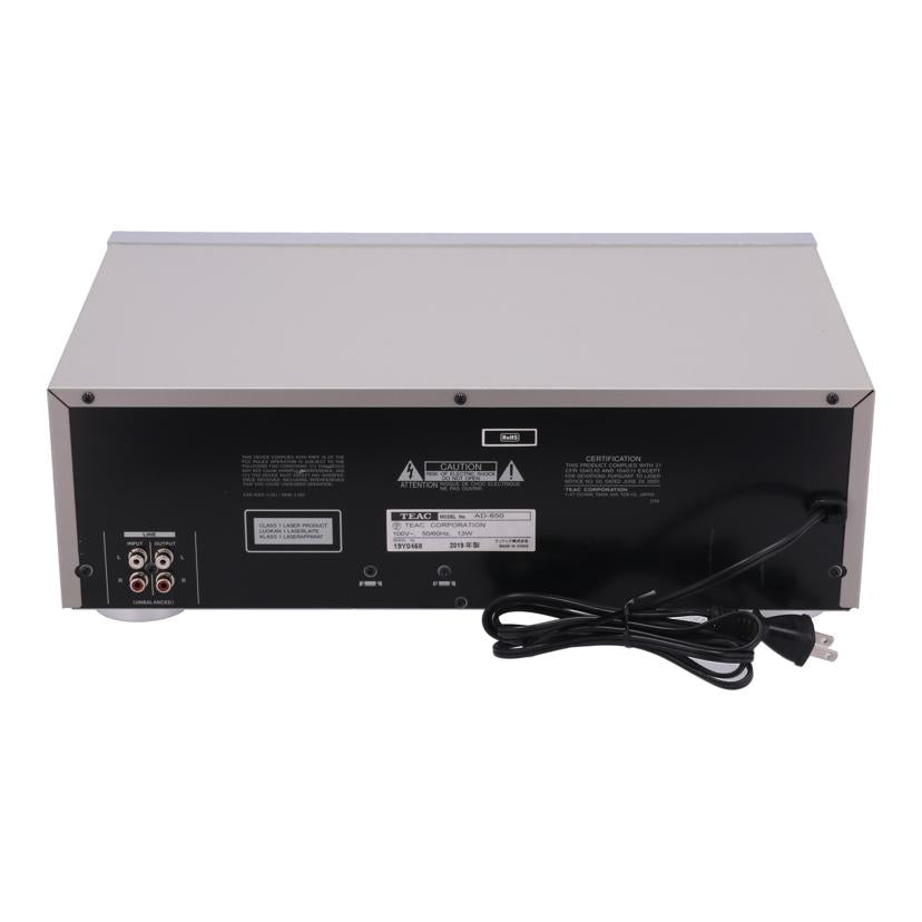 TEAC ティアック /カセットデッキ/CDプレーヤー/AD-850//19Y0468/Bランク/77
