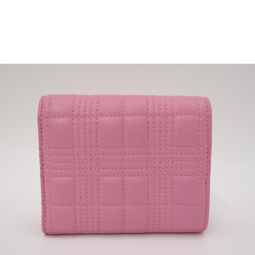BURBERRY バーバリー/キルティングコンパクト財布/ピンク/8049282/B1020//ITP*********/Aランク/69