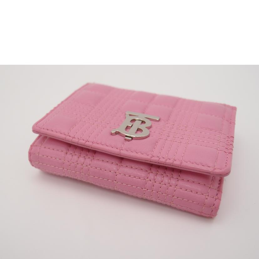 BURBERRY バーバリー/キルティングコンパクト財布/ピンク/8049282/B1020//ITP*********/Aランク/69