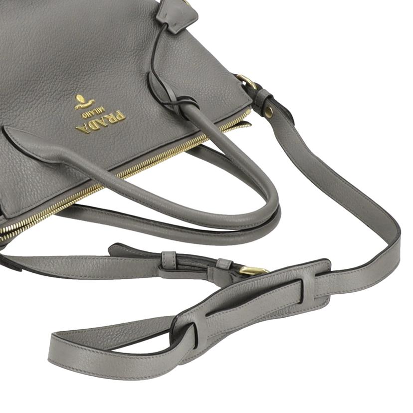 PRADA プラダ/ヴィッテロダイノ レザー2Wayバッグ 替スト付/1BA157//Aランク/70