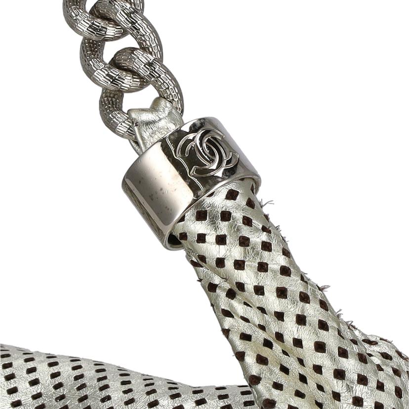 CHANEL シャネル/ココマークパンチングチェーンショルダーバッグ//120*****/ABランク/91