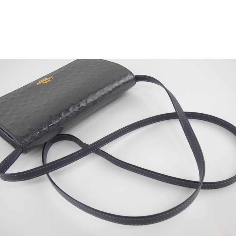 COACH コーチ/ミニシグネチャー/ウォレットショルダー/ダークグレー/F15620//A18**/Aランク/64