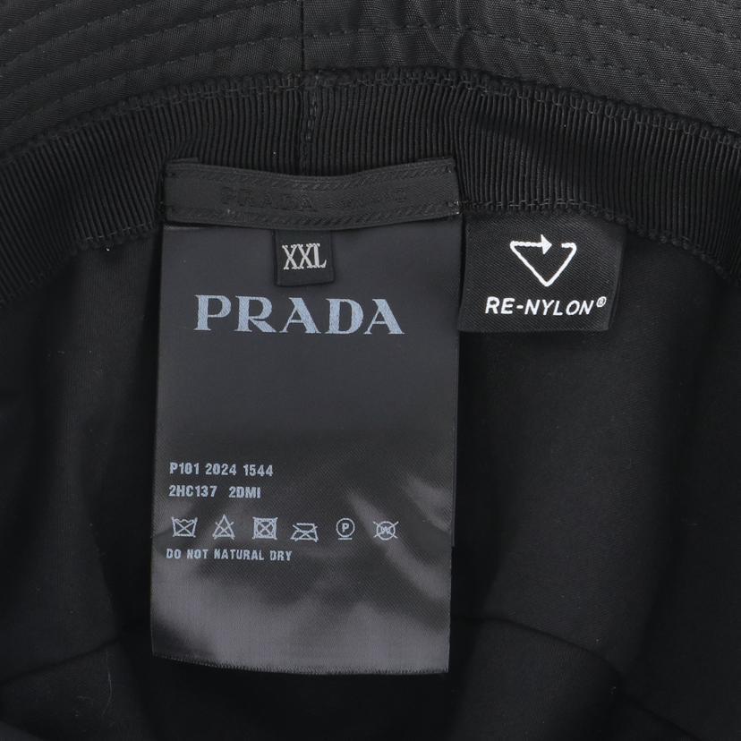 PRADA プラダ/トライアングルロゴ/ナイロンバケットハット/2HC137//サイズ:XXL/Aランク/91