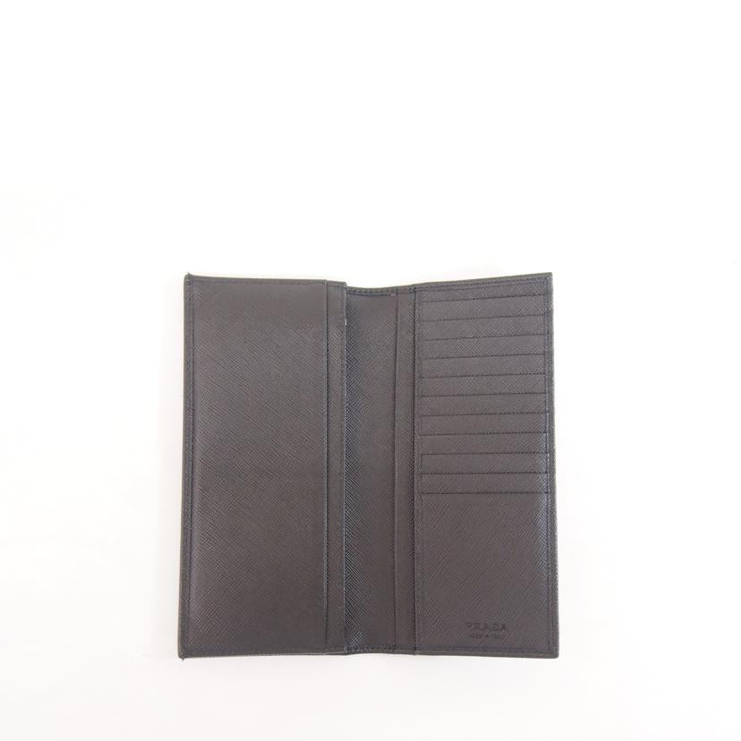 PRADA プラダ/サフィアーノロゴプレート長財布//ABランク/71