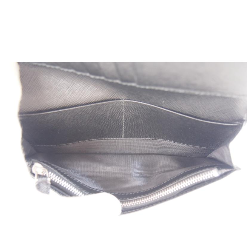 PRADA プラダ/サフィアーノロゴプレート長財布//ABランク/71