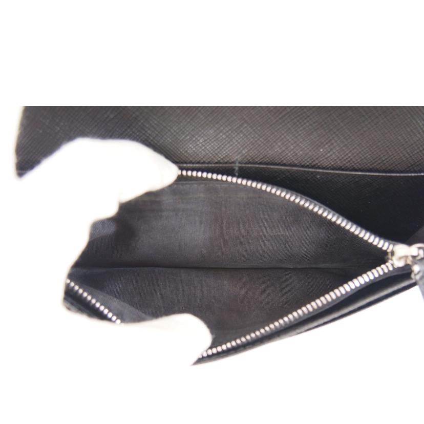 PRADA プラダ/サフィアーノロゴプレート長財布//ABランク/71