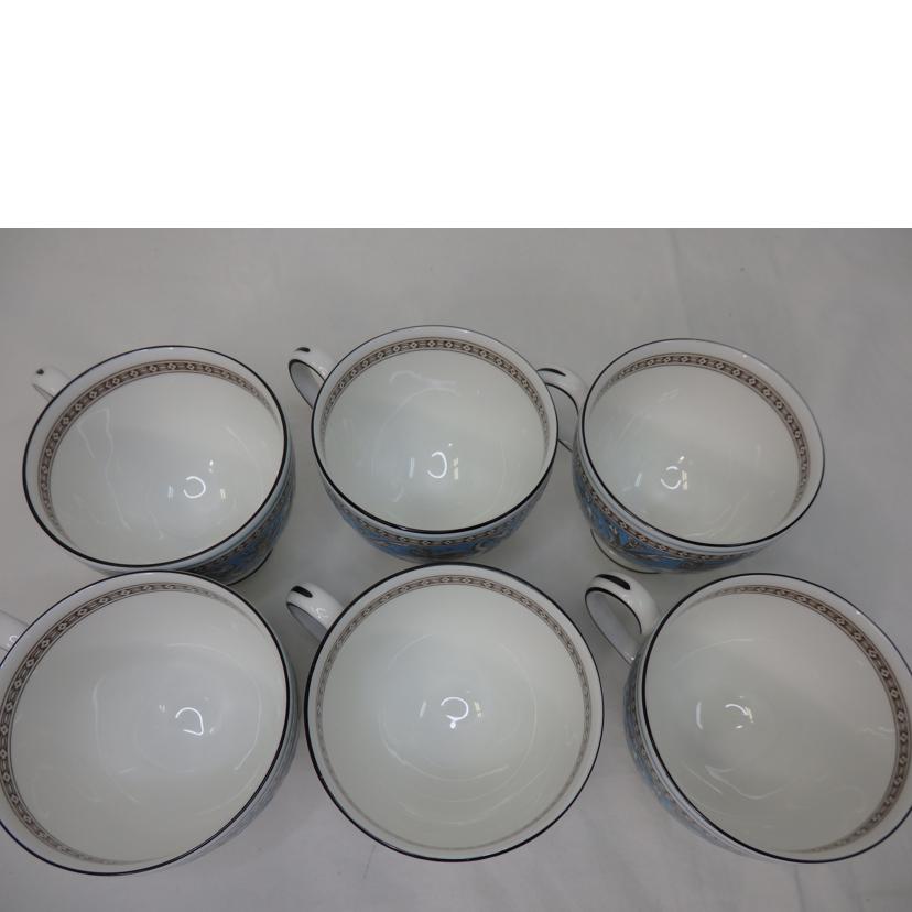 /WEDGWOOD フロレンティーヌターコイズ 6客セット//ABランク/84