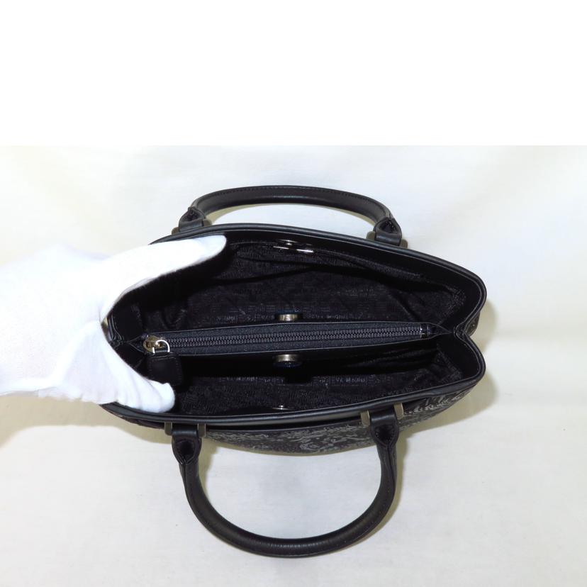 INDEN-YA 印傳屋/ポルカンド ハンドバッグ//Aランク/81