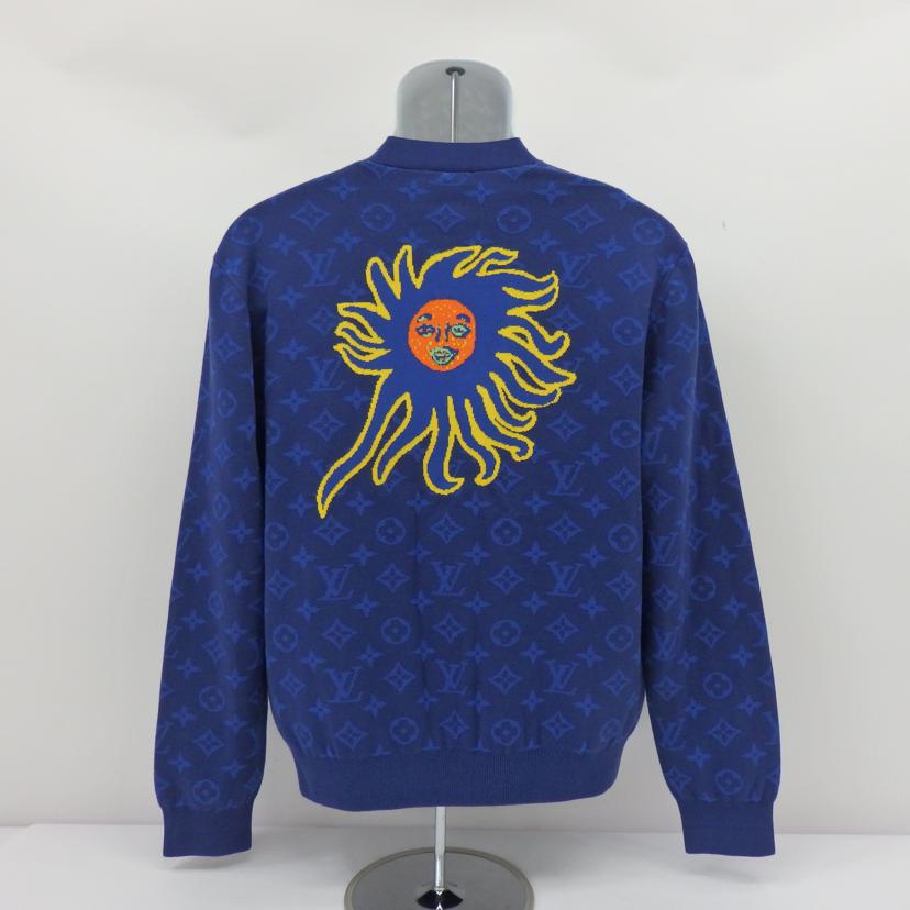 LV ルイ・ヴィトン/LV×草間彌生モノグラムフェイスニットカーディガン/サイズS/RM232H ZLW HON39W//ABランク/77