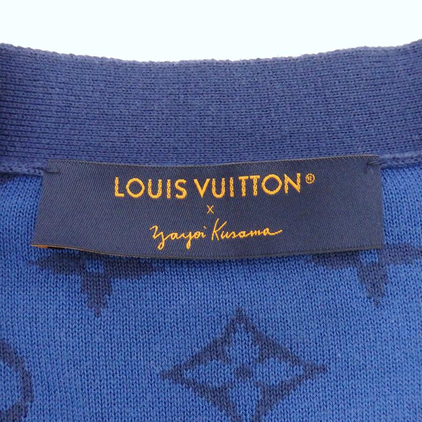 LV ルイ・ヴィトン/LV×草間彌生モノグラムフェイスニットカーディガン/サイズS/RM232H ZLW HON39W//ABランク/77