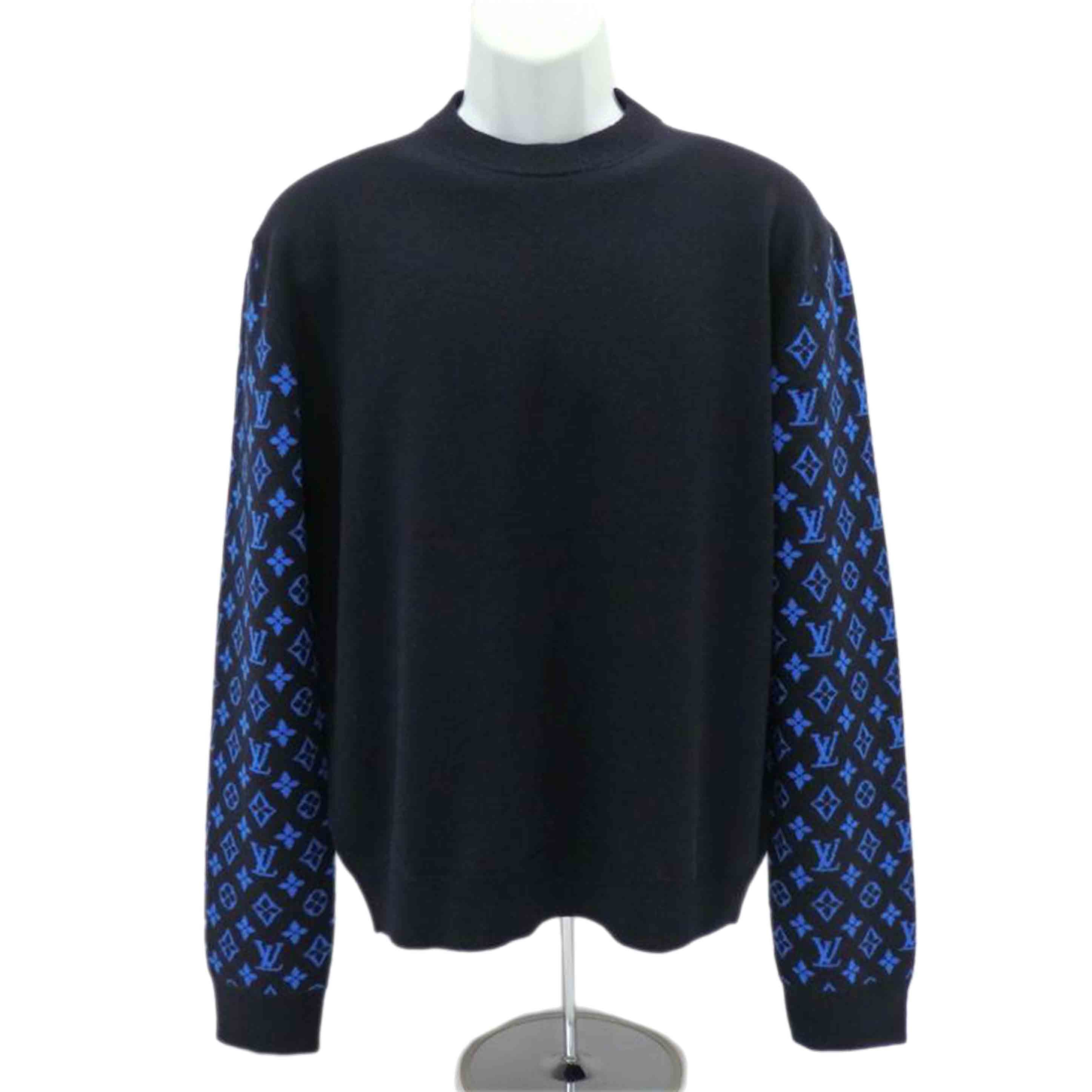 LV ルイ・ヴィトン/23SSモノグラムスリーブクールネックニット/サイズS/RM231Q R93 HON42W//Aランク/77