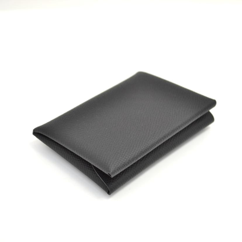 HERMES エルメス/カルヴィデュオ/ヴォーエプソン/ノワール//B ***************/Aランク/75