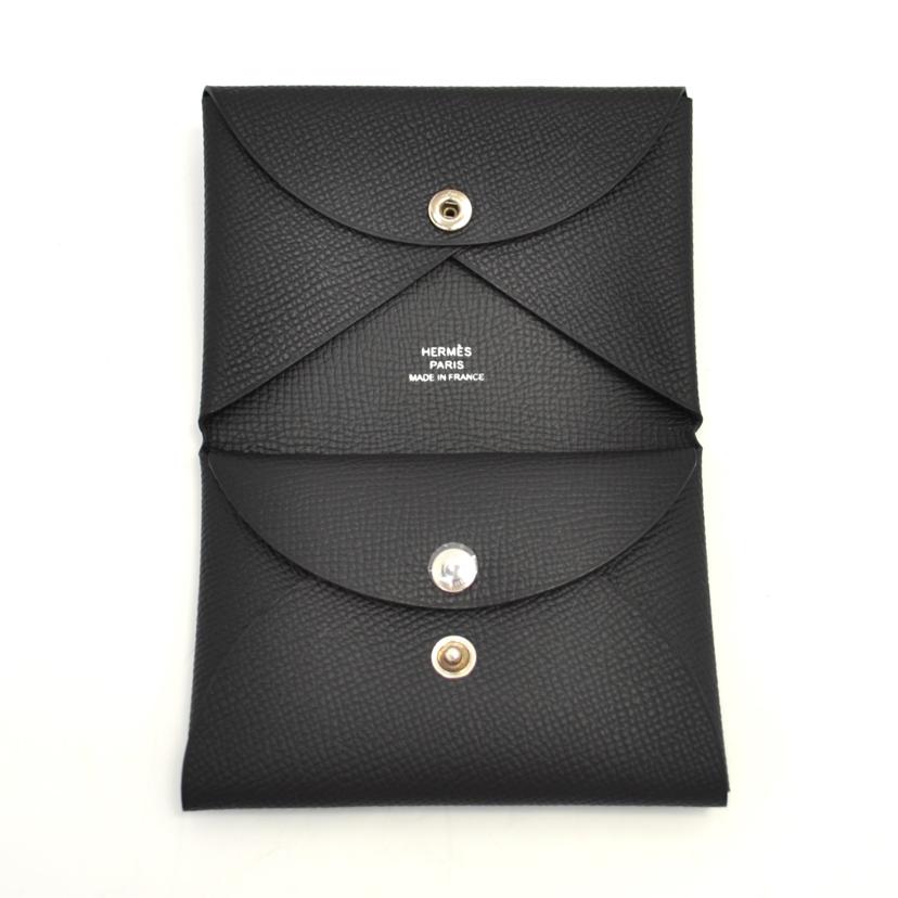 HERMES エルメス/カルヴィデュオ/ヴォーエプソン/ノワール//B ***************/Aランク/75