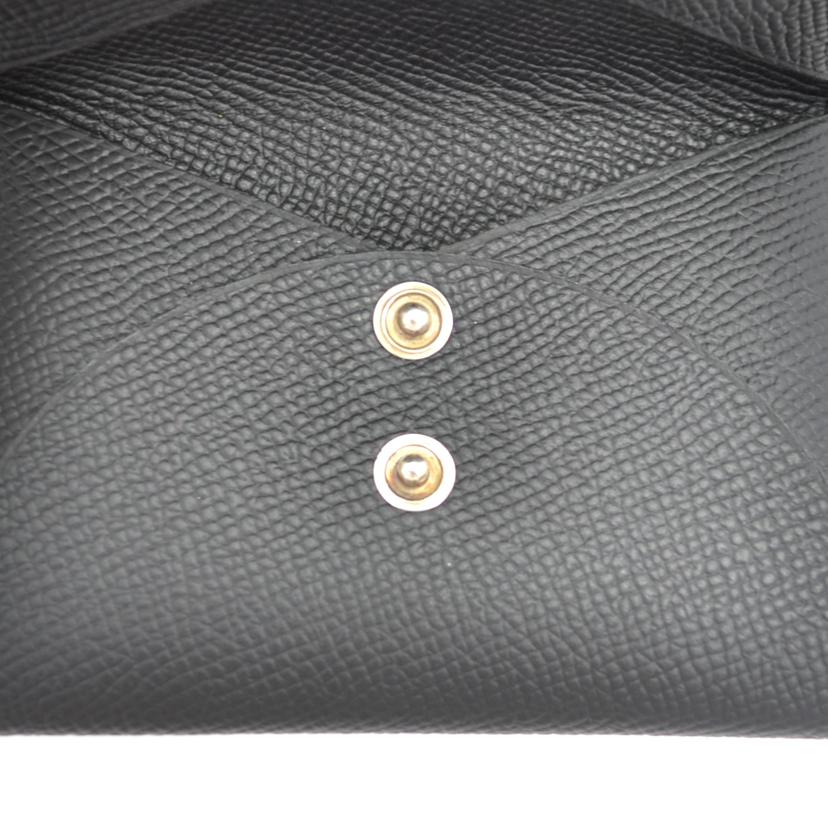 HERMES エルメス/カルヴィデュオ/ヴォーエプソン/ノワール//B ***************/Aランク/75