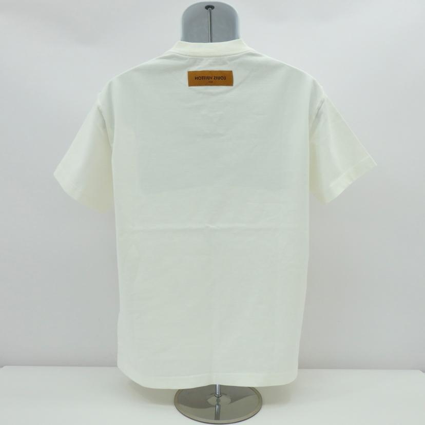 LV ルイ・ヴィトン/エンボスLVロゴ半袖Tシャツ/サイズS/RM222Q DT3 HNY55W//Aランク/77