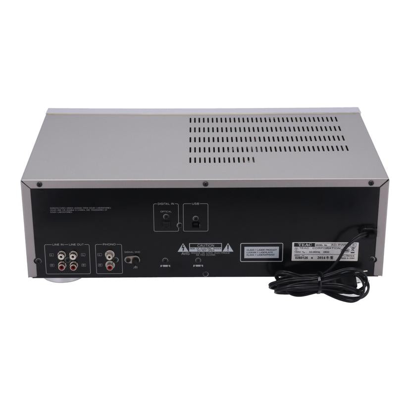 TEAC ティアック /CDレコーダー/カセットデッキ/AD-RW900//0260125/Bランク/62