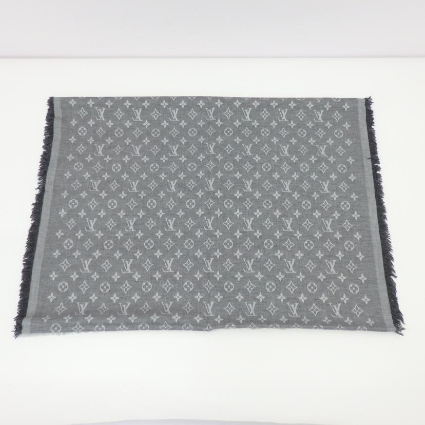 LV ルイ・ヴィトン/ストール・モノグラム エッセンシャル/グレー/M71619//IL1***/ABランク/77