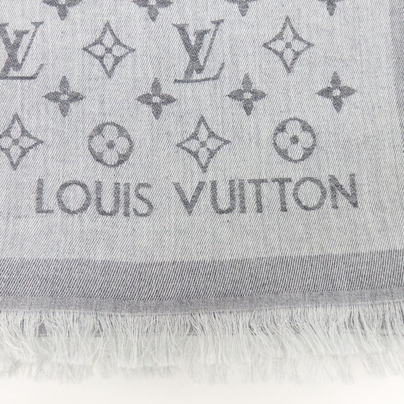 LV ルイ・ヴィトン/ストール・モノグラム エッセンシャル/グレー/M71619//IL1***/ABランク/77