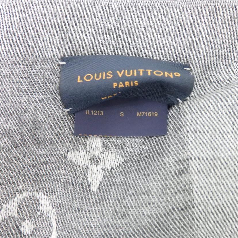 LV ルイ・ヴィトン/ストール・モノグラム エッセンシャル/グレー/M71619//IL1***/ABランク/77