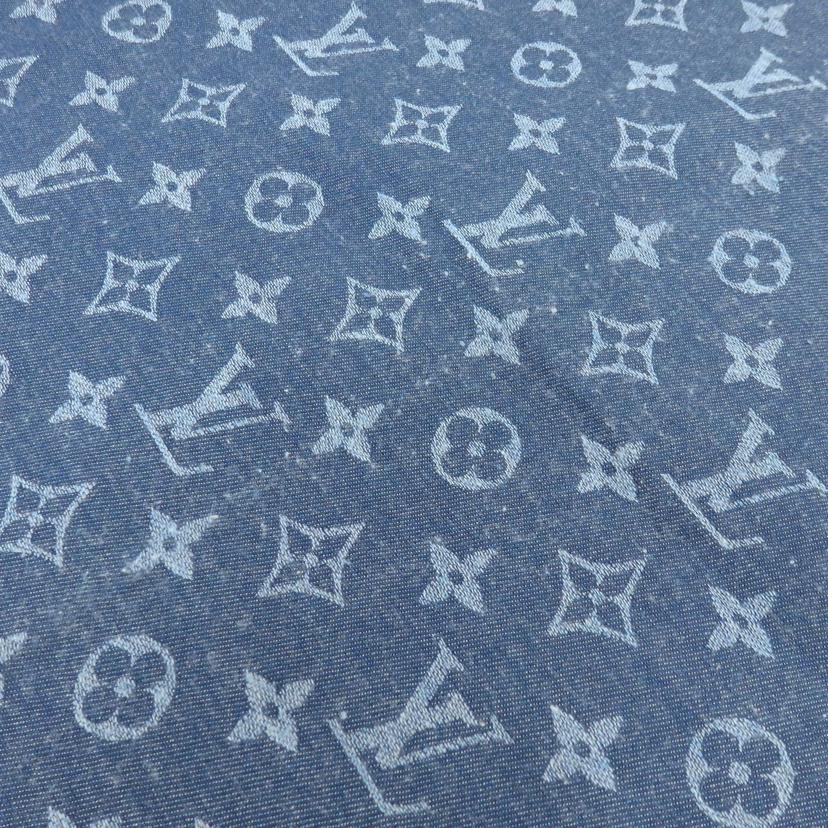 LV ルイ・ヴィトン/ストール・モノグラム エッセンシャル/ブルー/M71618//IL1***/Bランク/77