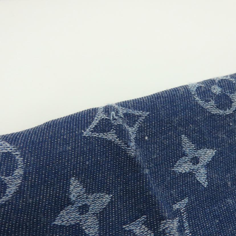 LV ルイ・ヴィトン/ストール・モノグラム エッセンシャル/ブルー/M71618//IL1***/Bランク/77