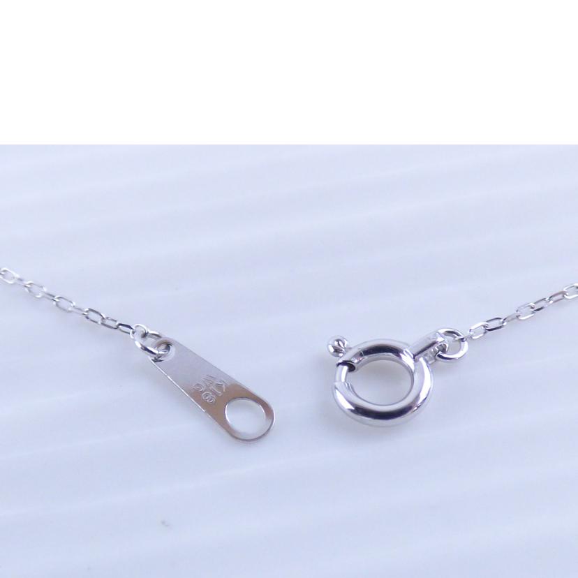 K18WGダイヤネックレス0.03ct//ABランク/64