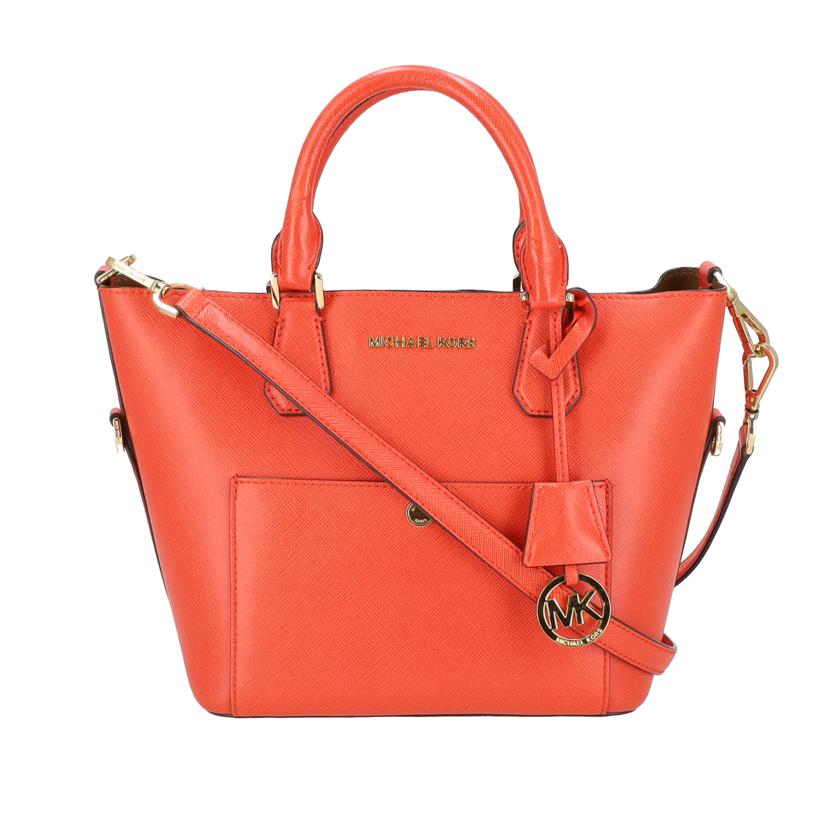 MICHAEL KORS マイケルコース/グリニッチ2WAYショルダーバッグ/レッドオレンジ/30S5GGRT6U//ABランク/18
