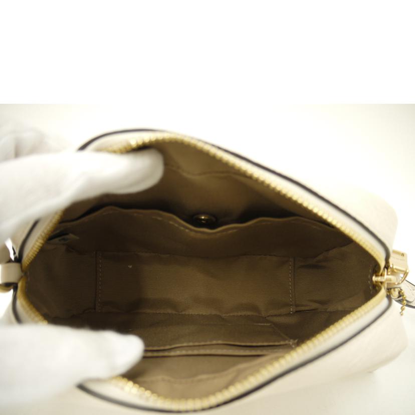 COACH コーチ/ミニジェイミーカメラショルダー/ホワイト/CQ875//G24**/Aランク/69