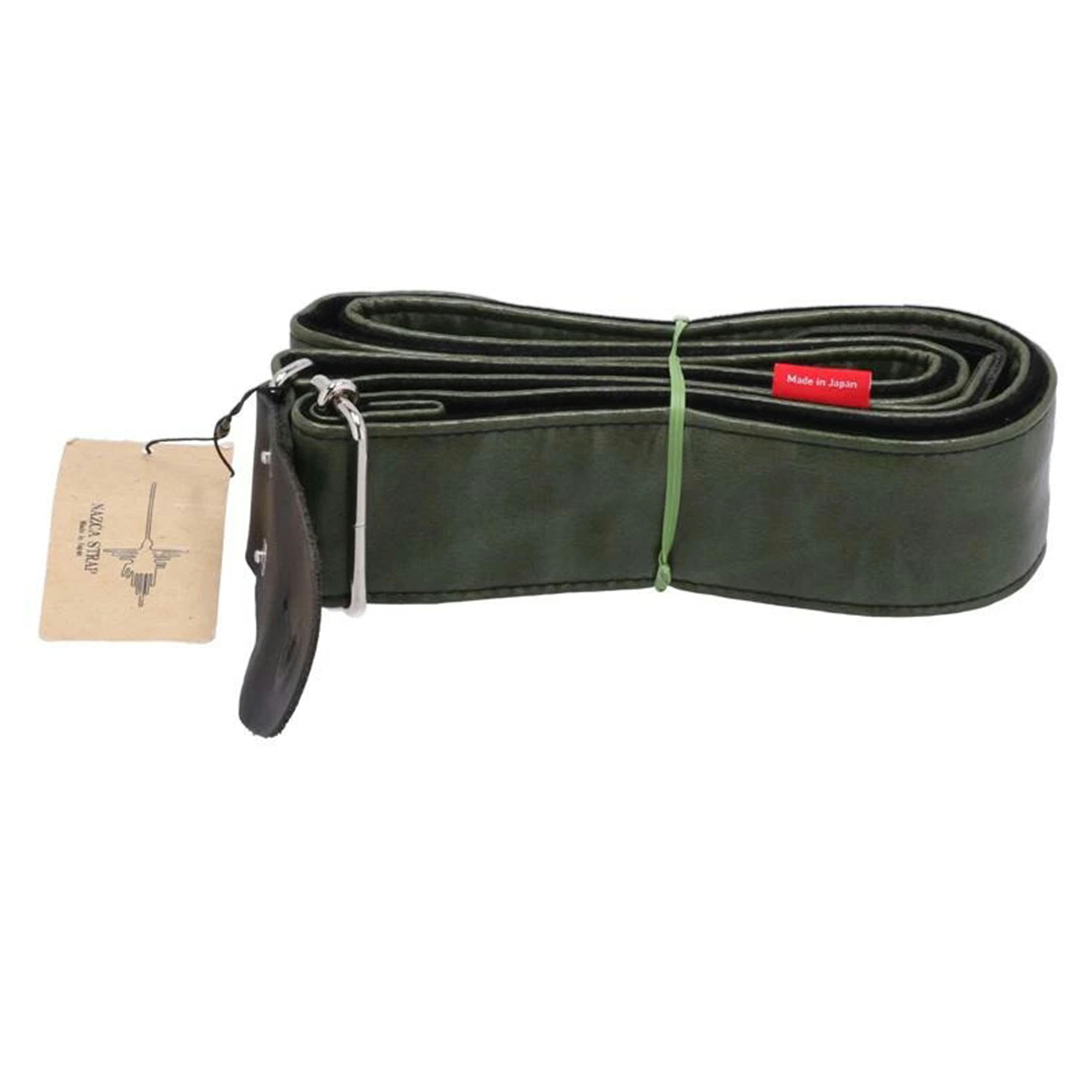 NAZCA STRAP ナスカ/ギターストラップ/GREEN LEATHER/119-12-037//-/Bランク/82
