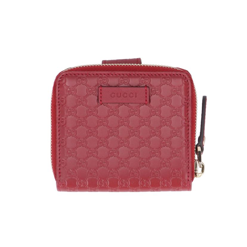 GUCCI グッチ/マイクログッチシマレザー2つ折り財布/449395//525***/Aランク/03