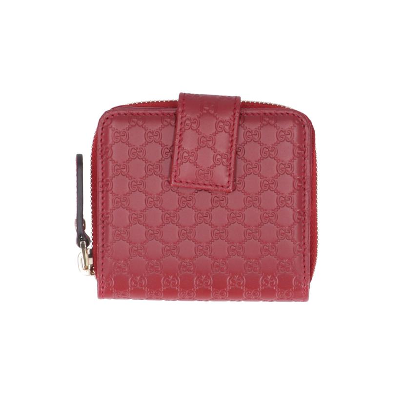 GUCCI グッチ/マイクログッチシマレザー2つ折り財布/449395//525***/Aランク/03