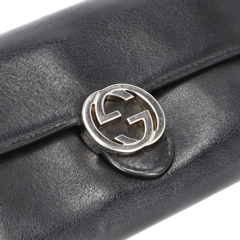 GUCCI グッチ/インターロッキングG フラップ長財布/369663//525***/Bランク/70
