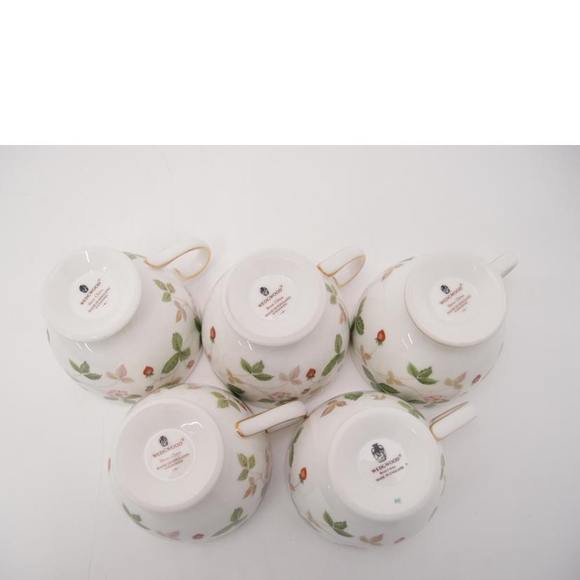 WEDGWOOD ウェッジウッド/ウェッジウッド ワイルドストロベリー カップ&ソーサー 5客セット//SAランク/69