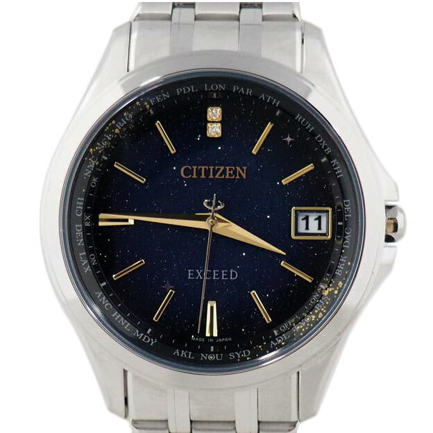 CITIZEN シチズン/EXCEED ダイレクトフライト 電波ソーラー/CB1080-61L//252******/Aランク/79