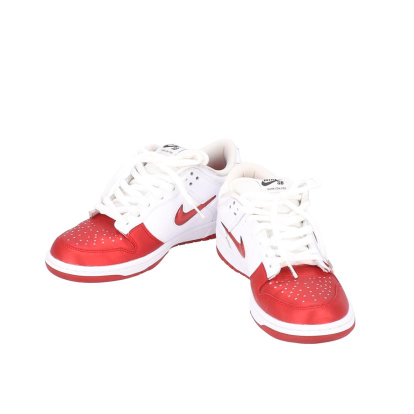 NIKE ナイキ/Supreme×NIKE SB DUNK LOW Varsity Red/CK3480-600//Bランク/05