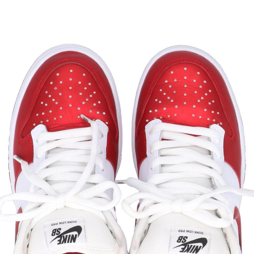 NIKE ナイキ/Supreme×NIKE SB DUNK LOW Varsity Red/CK3480-600//Bランク/05