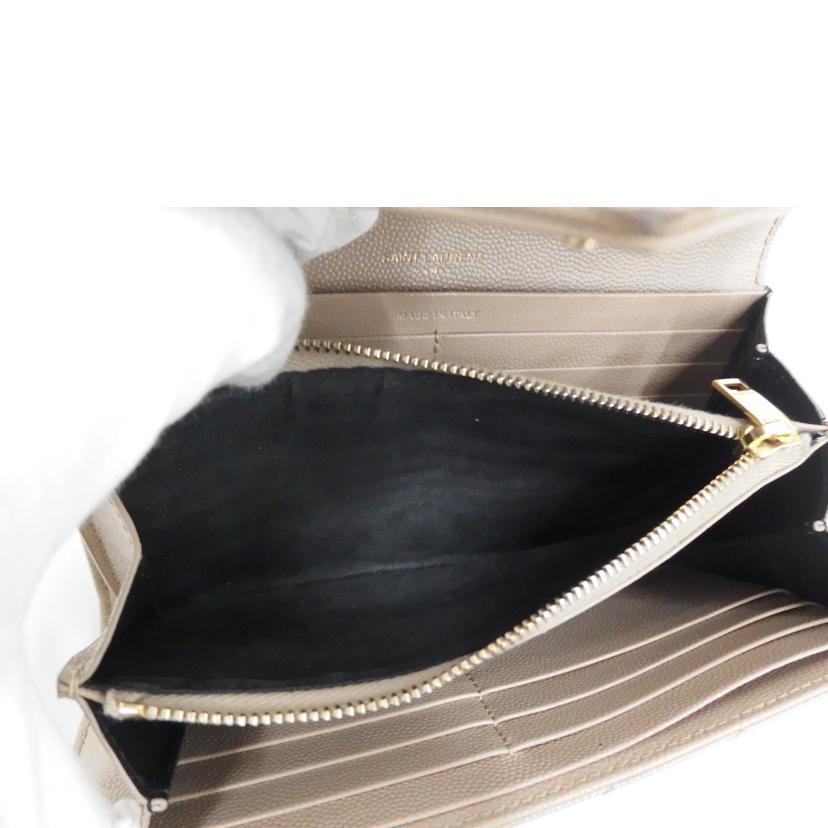 SAINT LAURENT サンローラン/サンローランパリ/ベージュ/長財布//Bランク/82