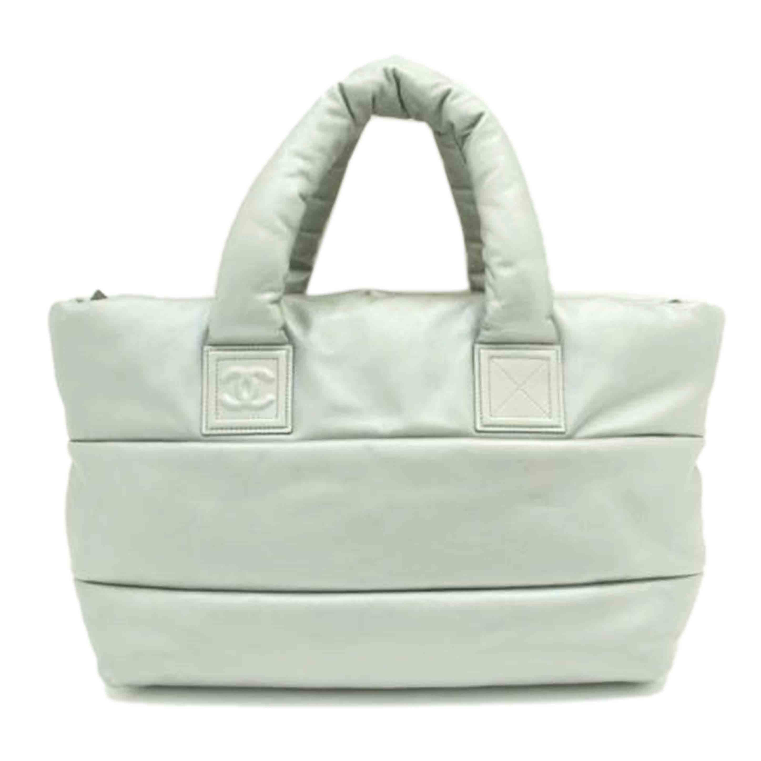 CHANEL/コココクーントート/メタリックシルバー//140*****/ABランク/75